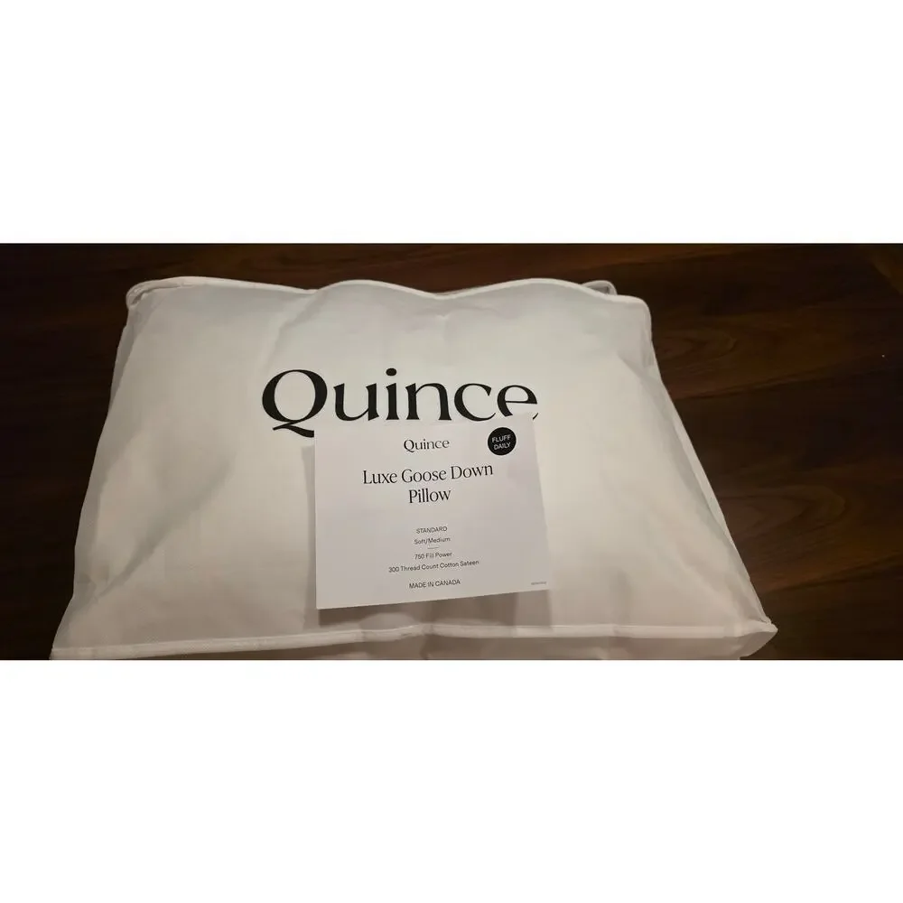 Quince Premium Standard Down Soft Pillow